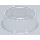 Genpak - Lid, Clear Plastic Dome Lid, Round, Fits 8.88&quot; Plates, 3&quot; height