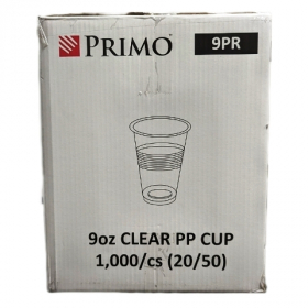 Primo - Water Cup, 9 oz Clear PP, 1000 count