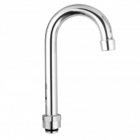 GSW - 6&quot; Gooseneck Spout Faucet, Heavy Duty Brass, each