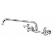 GSW - Wall Mount 8&quot; Faucet with 10&quot; Spout, No Lead, each