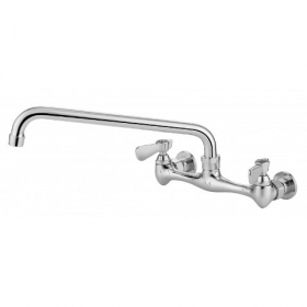 GSW - Wall Mount 8&quot; Faucet with 10&quot; Spout, No Lead, each