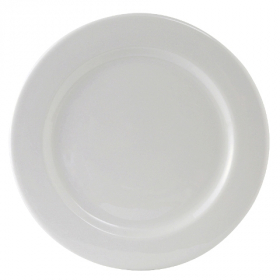 Tuxton - Alaska Plate, 10.5&quot; Porcelain White, 12 count