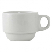 Tuxton - Porcelain White Espresso Cup, 3 oz Stackable White, 36 count