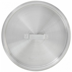 Winco - Stock Pot Cover, Fits 100 Qt Pot, Elemental Aluminum, each