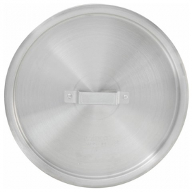 Winco - Stock Pot Cover, Fits 80 Qt Pot, Elemental Aluminum, each