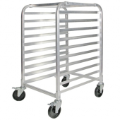 Winco - Pan Rack, Aluminum with 10 Tiers and Brakes, 3&quot; Spacing