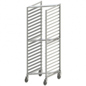 Winco - Sheet Pan Rack, 20 Tier with 3" Spacing, Knocked Down, Nesting with Casters and Brakes, each