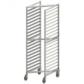 Winco - Sheet Pan Rack, 20 Tier with 3" Spacing, Knocked Down, Nesting with Casters and Brakes, each