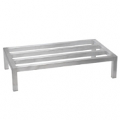 Winco - Dunnage Rack, 20x36x8 Aluminum, Holds up to 1800 Lbs