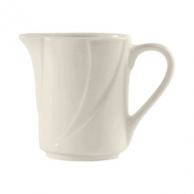 Tuxton - San Marino Creamer, 5 oz Pearl White, 12 count
