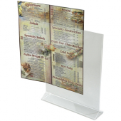 Winco - Menu Stand, 8x11 Acrylic Double Sided