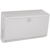 Bobrick - Paper Towel Dispenser, 200 C-Fold Capacity, Surface Mounted Stainless Steel, each