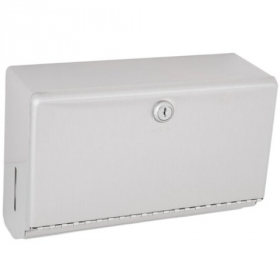 Bobrick - Paper Towel Dispenser, 200 C-Fold Capacity, Surface Mounted Stainless Steel, each