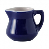 Tuxton - Creamer Pitcher, 3.5 oz Cobalt/Eggshell, 12 count