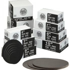 Cake Circle Die Cut, 8&quot; Black