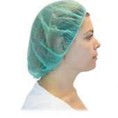 Bouffant Cap, 21&quot; Green, 1000 count