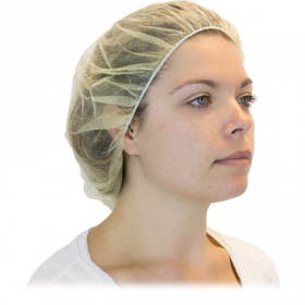 Bouffant Cap, 21&quot; Yellow, 1000 count