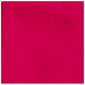 Hoffmaster - Beverage Napkin, 4.75&quot; Folded Red Regal Embossed, 4/250 count