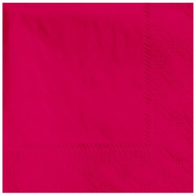 Hoffmaster - Beverage Napkin, 4.75&quot; Red Regal Embossed, 4/250 count