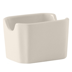 Tuxton - TuxCare Sugar Packet Holder, 3.5x2.875x2.375 American White/Eggshell