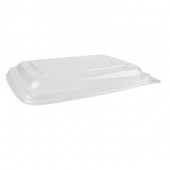 Sabert - Lid for 20-30 oz Rectangle Container, Clear PCR PET Plastic