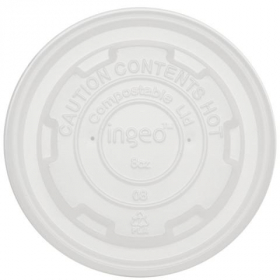 World Centric - Lid for 6-8 oz Bowl, Compostable PLA, 1000 count