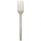 Fork, White Heavy Weight Bio-Based, 1000 count