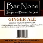 Bar None - Gingerale, 5 gal Bag in a Box