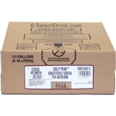 Gold Peak Sweetened Green Iced Tea, 2.5 gal Bag in a Box