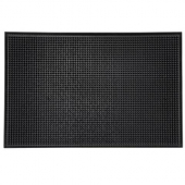 Winco - Bar Service Mat, 12&quot;x18&quot; Black