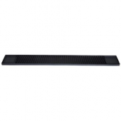 Winco - Bar Rail Spill Mat, 27x3.25 Black
