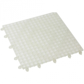 Winco - Bar Mat, 12x12 Clear Interlocking, each