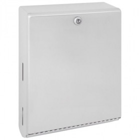 Bobrick - Paper Towel Dispenser, 10.75x4x14 Multifold Stainless Steel, Surface Mounted, each