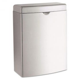 Bobrick - Contura Sanitary Napkin Receptacle, 20x12x5 Stainless Steel, each