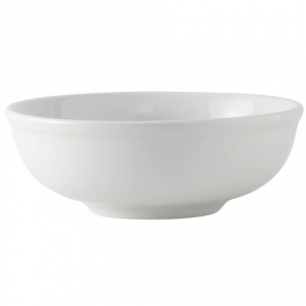 Tuxton - Porcelain White Menudo/Pasta/Salad Bowl, 35 oz White, 7.625x2.75, 12 count