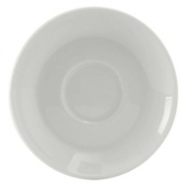 Tuxton - Cappuccino/Espresso Saucer, 4.625" Porcelain White, 24 count