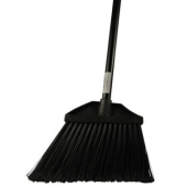 Winco - Lobby Angle Broom, 60&quot; with Black Plastic Bristles