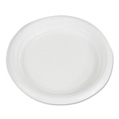 Boardwalk - Dinner Plate, 6&quot; White Hi-Impact Plastic, 1000 count