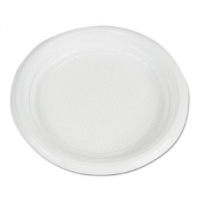Boardwalk - Dinner Plate, 6&quot; White Hi-Impact Plastic, 1000 count