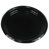 Boardwalk - Dinner Plate, 9&quot; Black Hi-Impact Plastic, 500 count