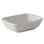 Tuxton - White Sauce Dish, 3.125x4 Rectangle, 24 count