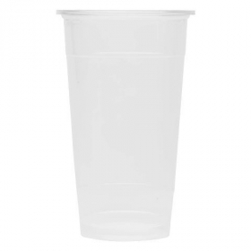 Karat - Cold Cup with U-Rim, 24 oz Clear PP Plastic