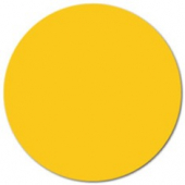 Label, .75&quot; Yellow Circle, 2000/Roll