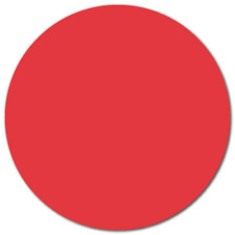 Label, .75&quot; Red Circle, 2000/Roll