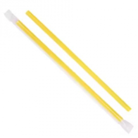 Karat - Poly Wrapped Straw, 9&quot; Giant Yellow, 2500 count