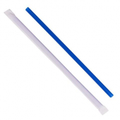 Karat - Paper Wrapped Straw, 9" Giant Blue