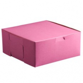 Cake/Bakery Box, 10x10x4 Pink, 100 count