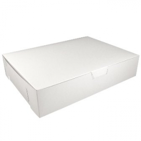 Cake/Bakery Box, Half Size, White