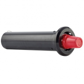 Winco - In-Counter Cup Dispenser, 24x5.25 Black ABS Plastic, each