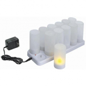 Winco - Rechargeable Votive Tealight Set, 12 Piece Set